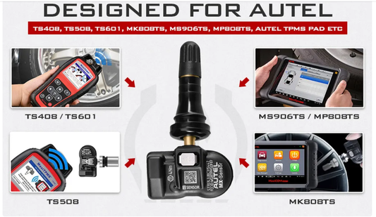 Genuine AUTEL MX-Sensor TPMS 1x Sensors Pre Programmed To Your Vehicle