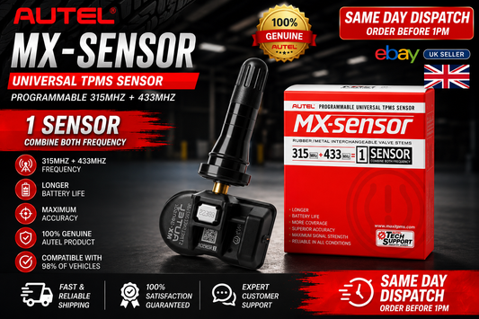 Genuine Autel MX-Sensor Universal TPMS Sensor – Rubber Valve
